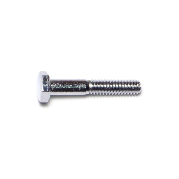 Midwest Fastener Grade 5, 1/4"-20 Hex Head Cap Screw, Chrome Plated Steel, 1-1/2 in L, 10 PK 74067 - main